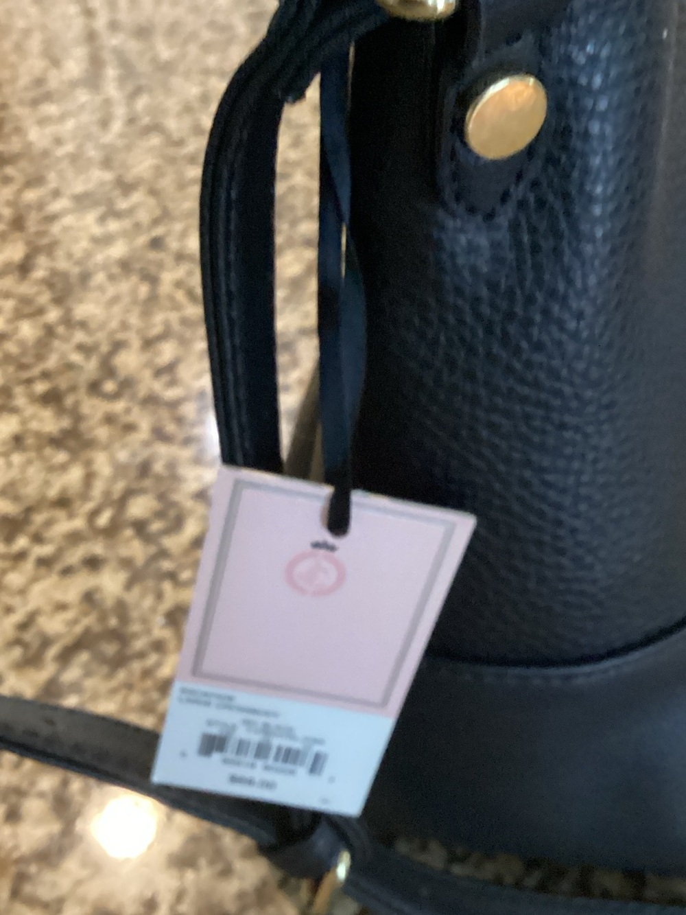 Juicy Couture Black Crossbody Bag with Gold Accents - Picture 5 of 6